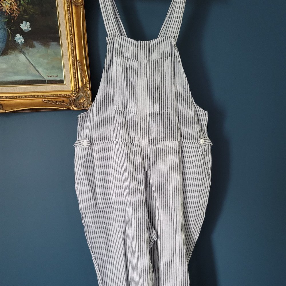 Linen overalls
